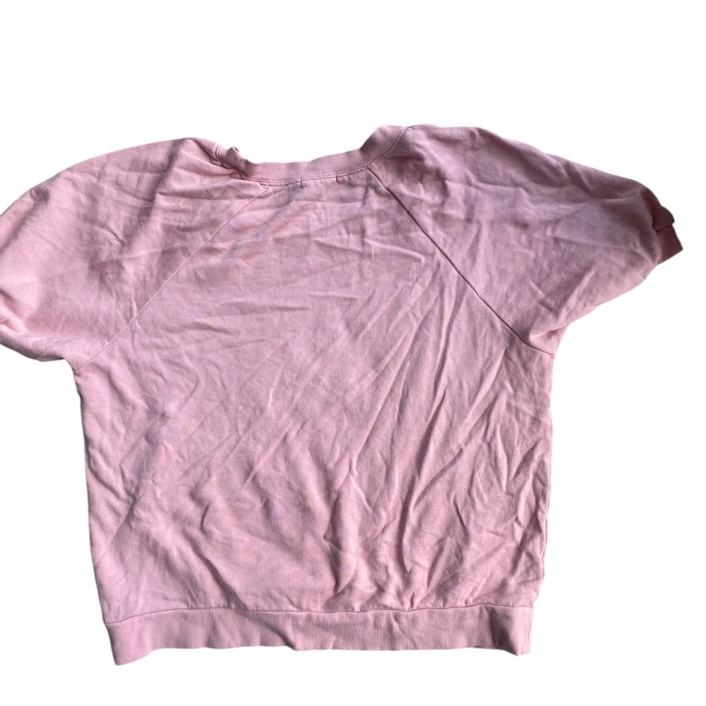 Z Supply Pink Sweatshirt Tee XL - Picture 4 of 9